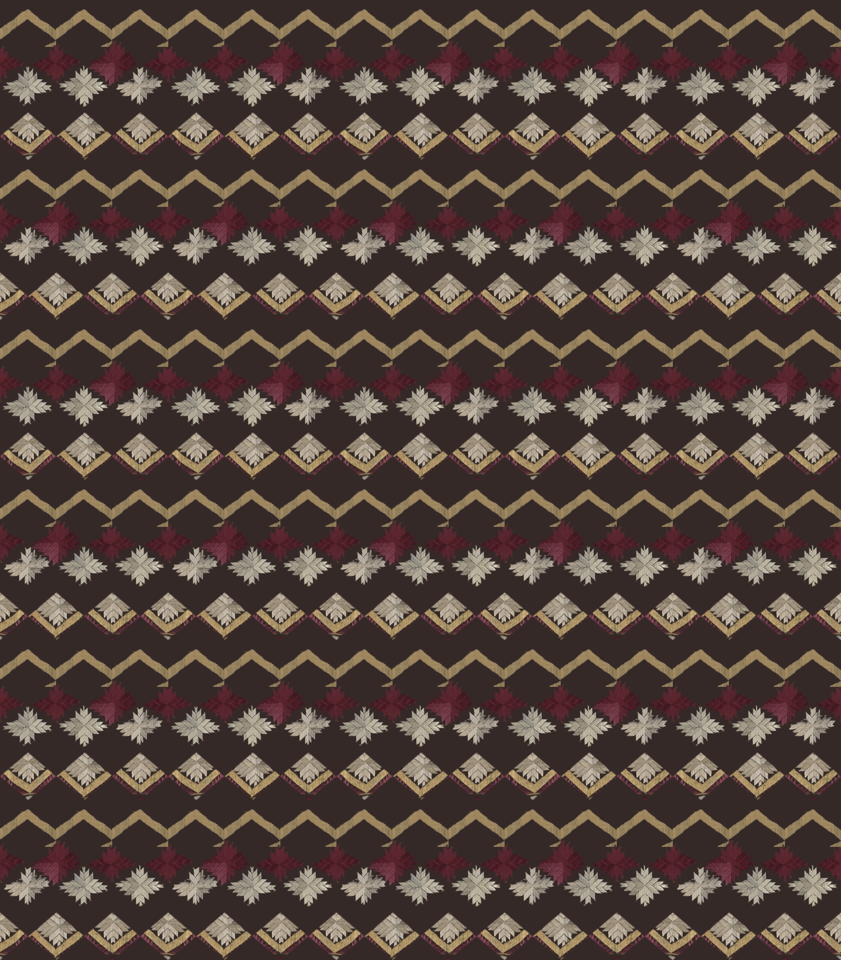 Chevron and Lozenge Stripe