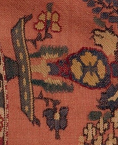 The vase on its stand