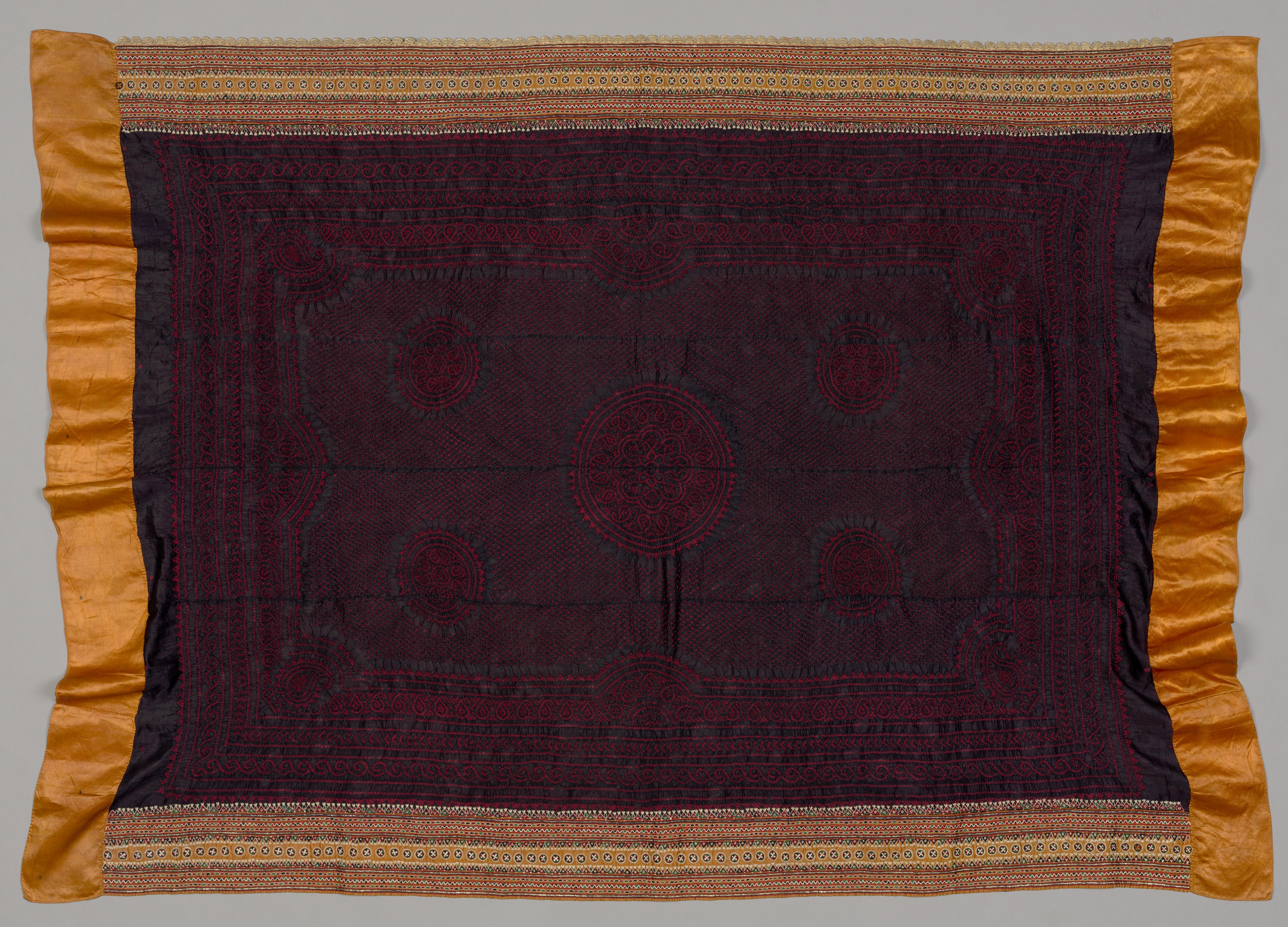 Odhani or Bandhani (Veil worn over Head), The Cleveland Museum of Art